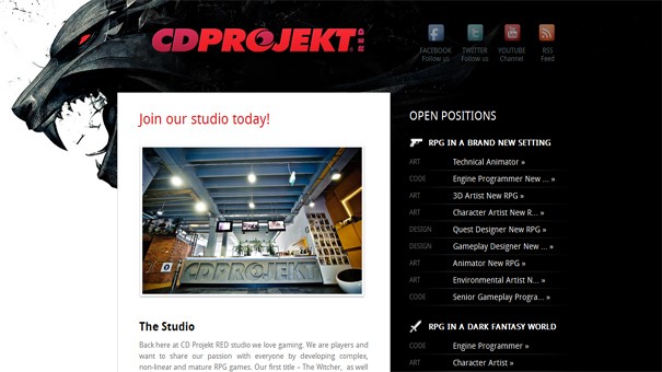 CD Projekt szuka pracowników do następnego projektu