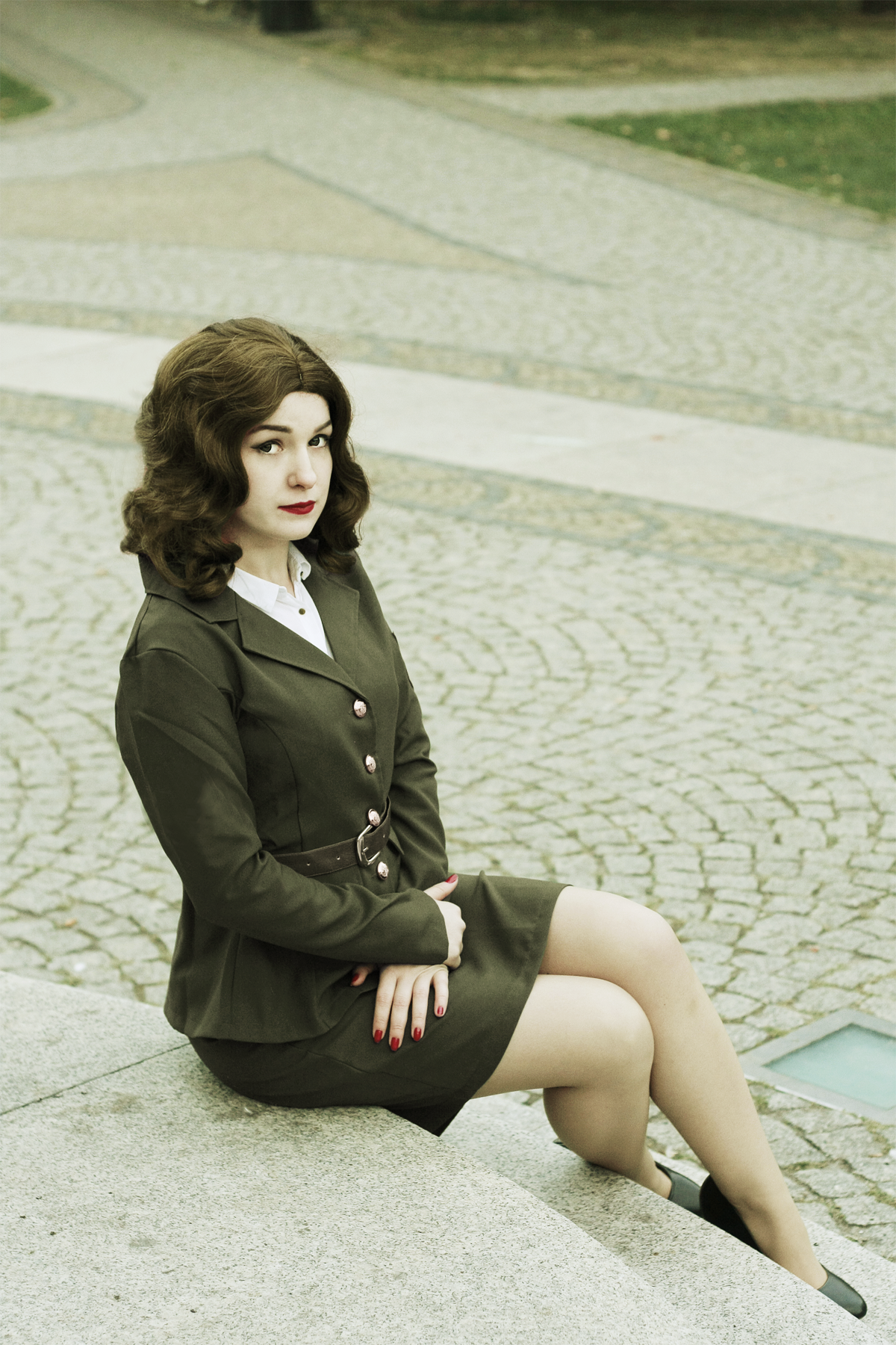 Silver Wolfie jak Peggy Carter. Zdjęcie: Silver Wolfie Photography.