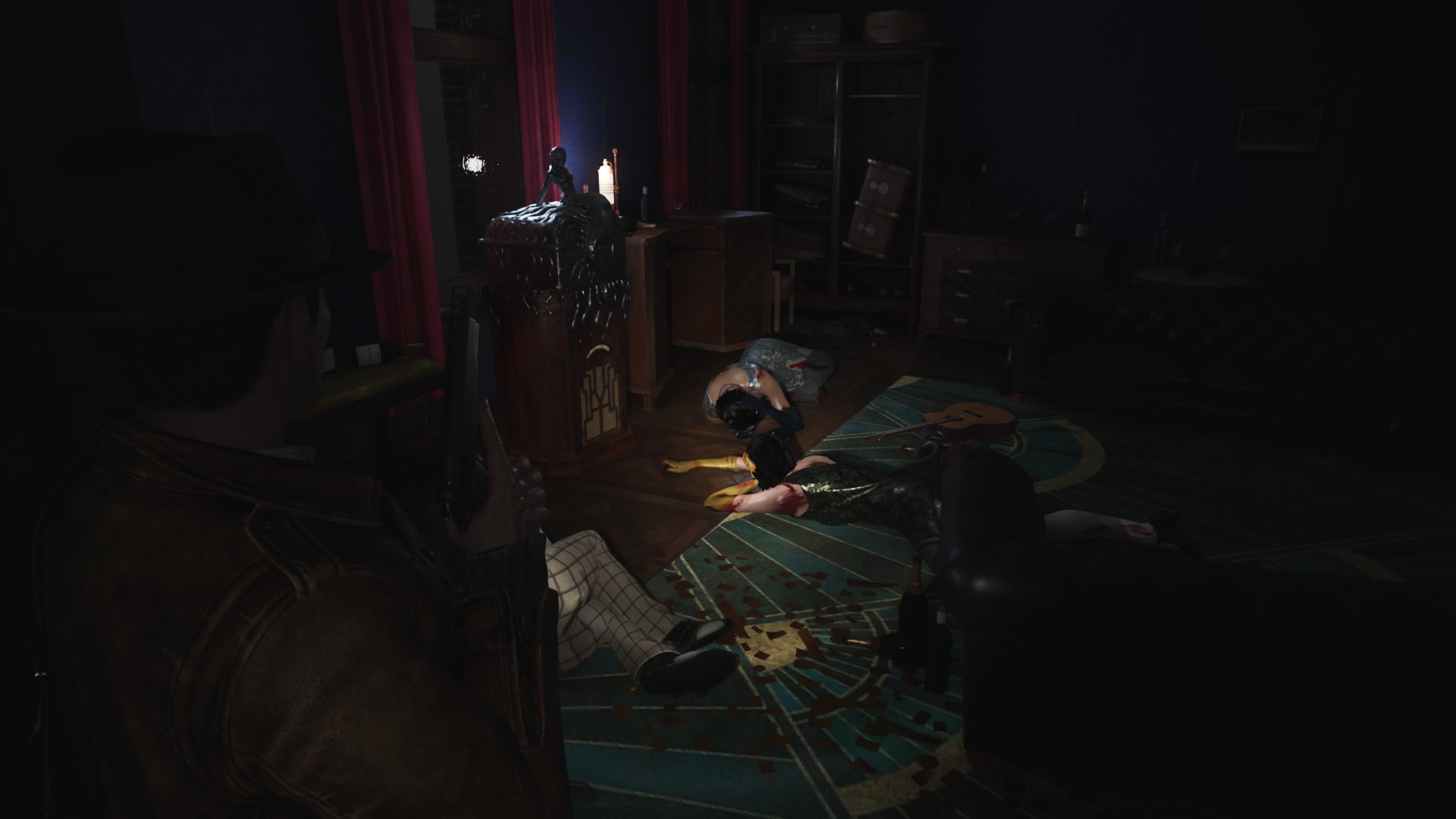 The Sinking City 2 - Hotel Devil's Reef: piwnica, trujący gaz, trzy klucze Lorelei, syrena, szkatułki, scena