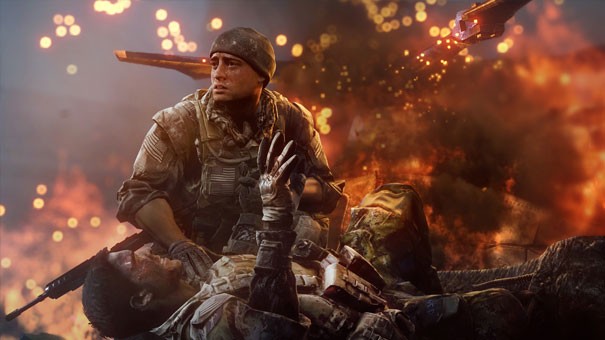 Battlefield 4 z ustawieniami kilku zestawów uzbrojenia dla poszczególnych klas