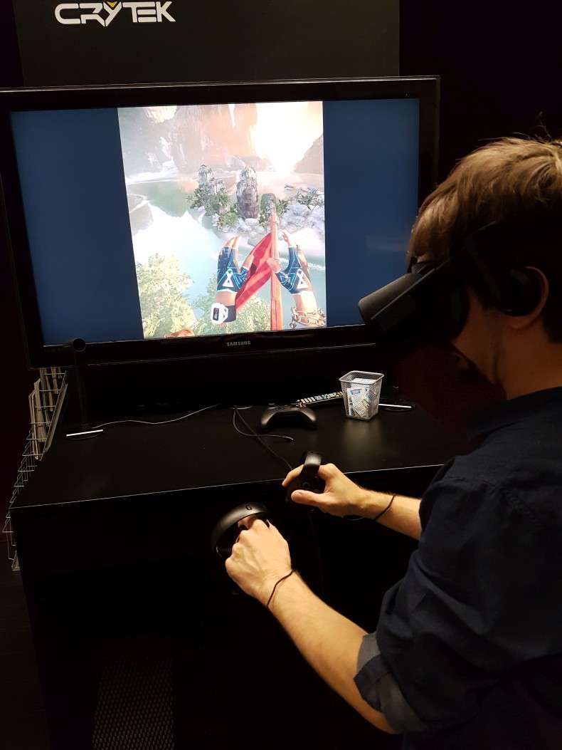 Crytek zaprosił nas na wirtualną rzeczywistość - pierwsze chwile potrafią przerazić