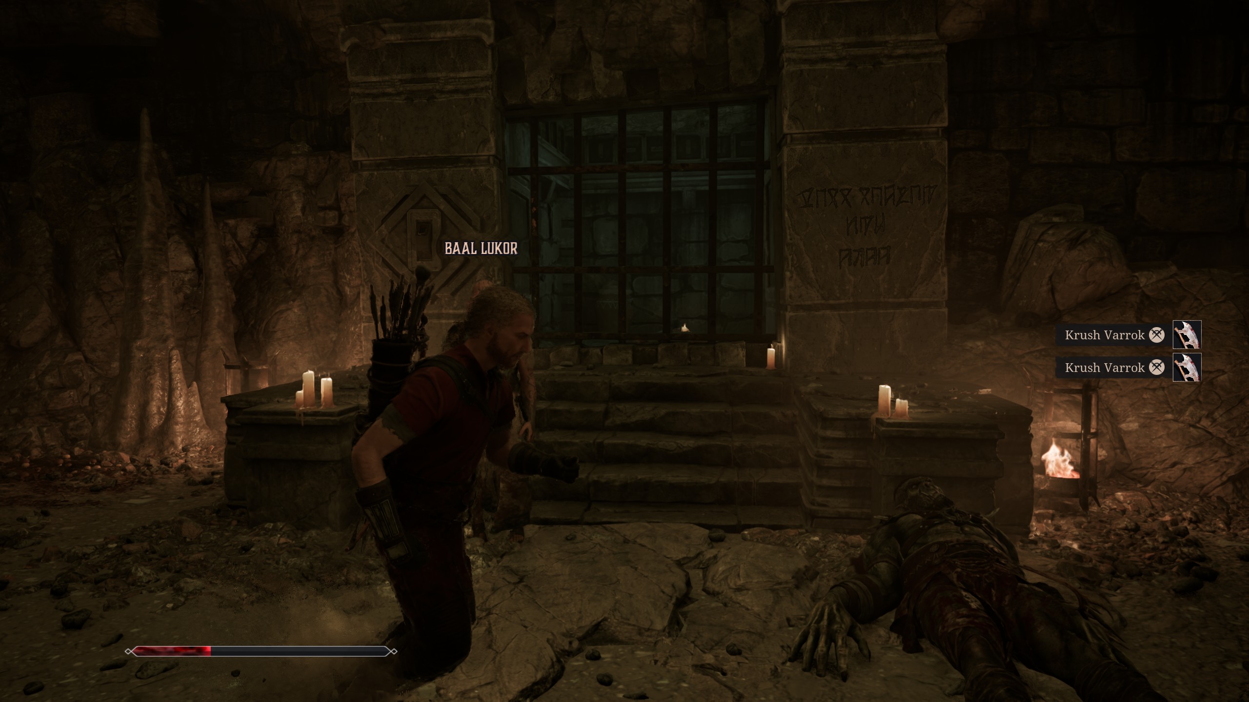 Gothic 1 Remake - Cmentarzysko Orków: Talas, Baal Lukor, Kąsacze, Baal Lukor, orkowa dźwignia