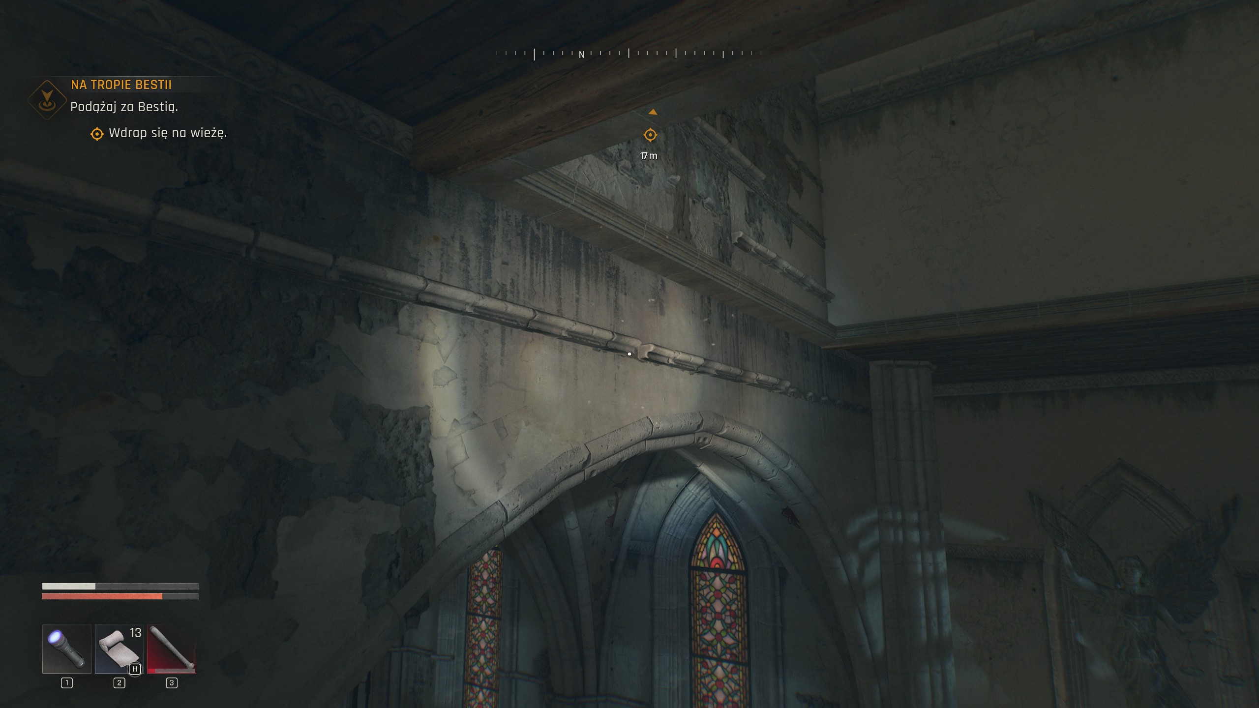 Dying Light The Beast - Na tropie bestii: ślady, zmysł przetrwania, eksplozja, kościół, piwnica