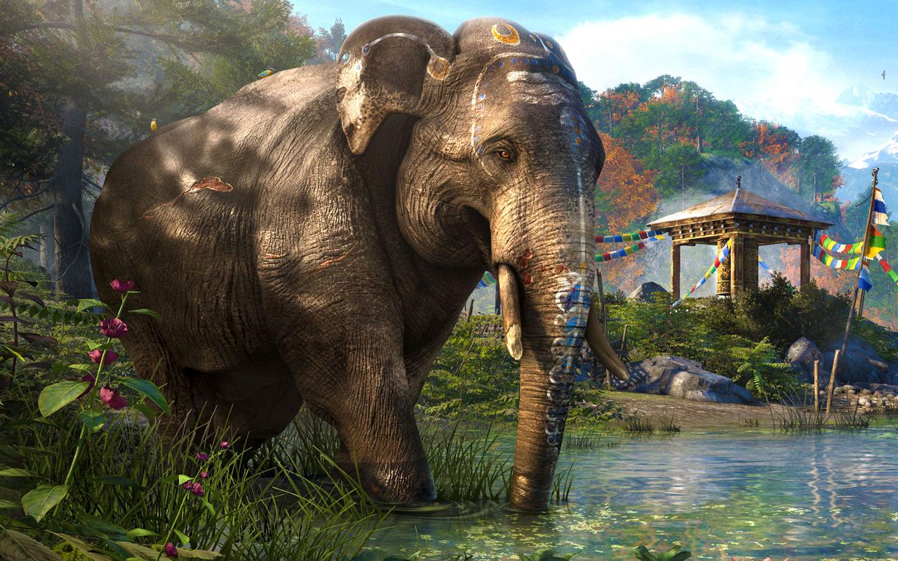 Wsiądź na słonia i rozwal bazę wroga! - nowy filmik o faunie w Far Cry 4