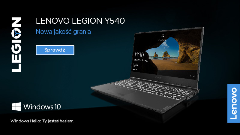 Lenovo Legion Y540 - recenzja sprzętu. Niedrogi laptop na którym da się pograć!
