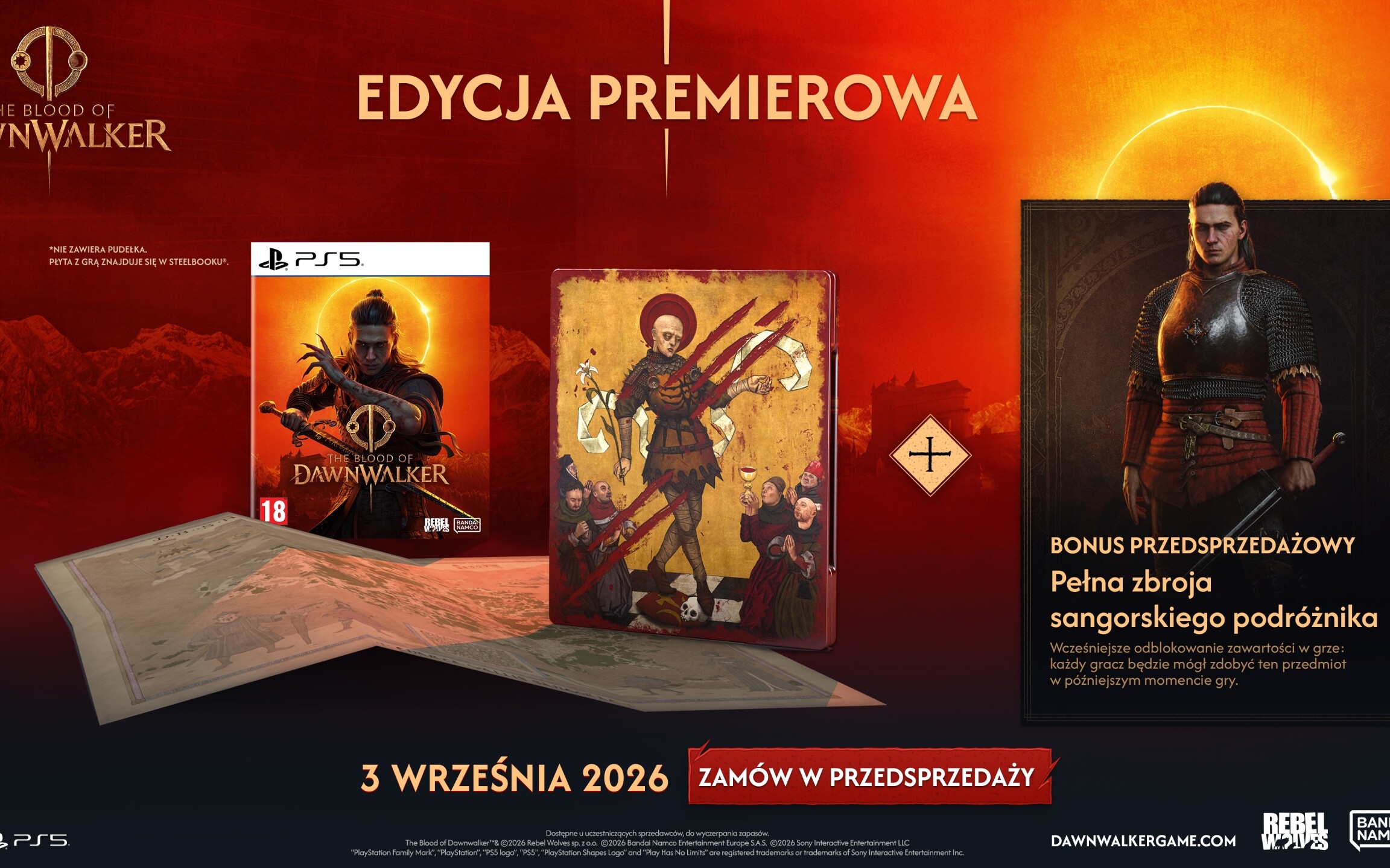 Wyśmienita oferta na The Blood of Dawnwalker (Launch Edition) - gra na PS5 z mapą i steelbookiem za 229 zł!