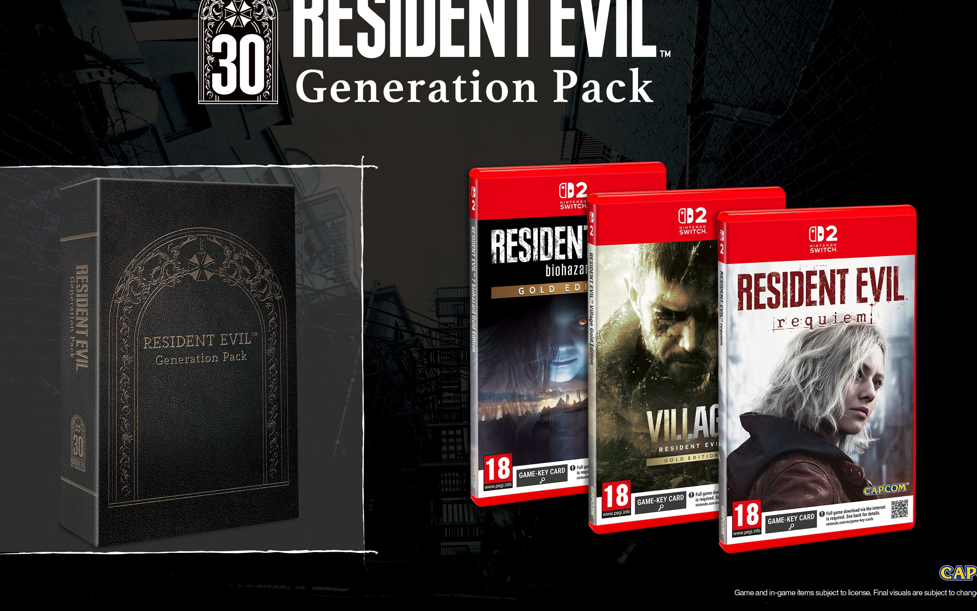Niesamowity zestaw (3 gier) Resident Evil z VII, Village i Requiem na NS2 za 349 zł zamiast 399 zł!