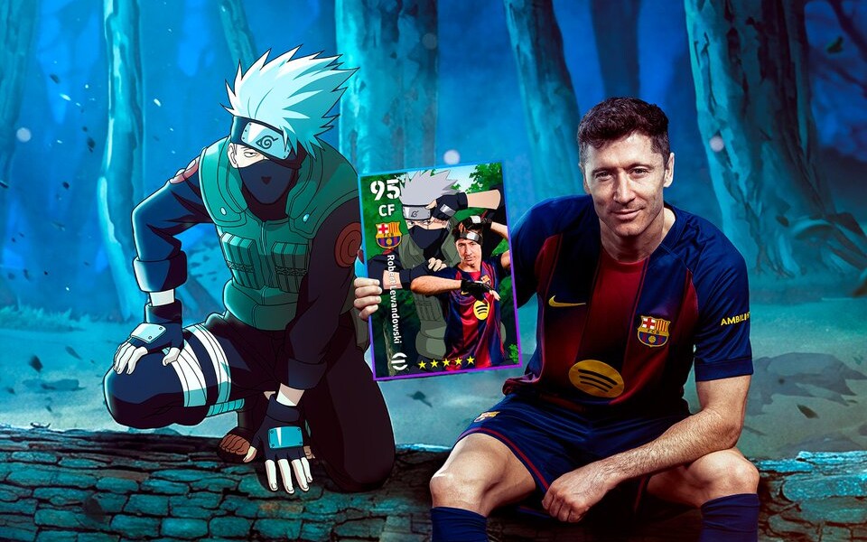 Robert Lewandowski jako... Kakashi z Naruto?! Najnowsza współpraca eFootball jest niemal absurdalna! 